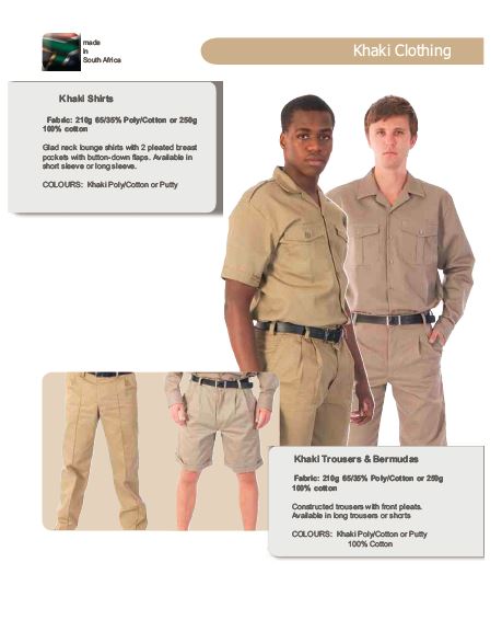 Khaki Clothing security products in  (South Africa)